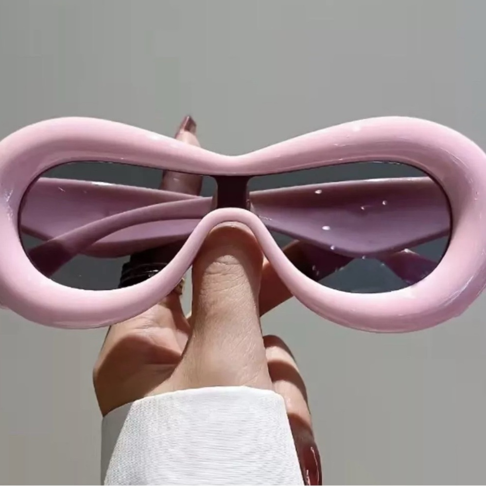 Pink Futuristic Sunglasses